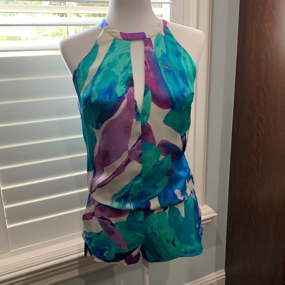 bebe Other - Bebe Silk Halter Top with Matching Shorts Set